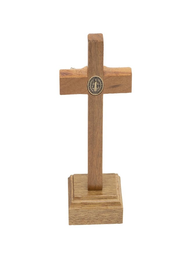 Intercession صليب القديس بنديكت للسفر بحجم الجيب، 3.5 بوصة، مناسب لوضعه على الطاولة - Image 4
